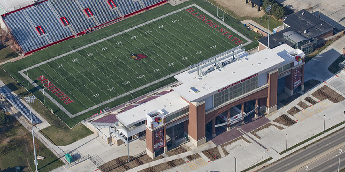 Illinois State University Hancock Stadium Pepper Construction 6285